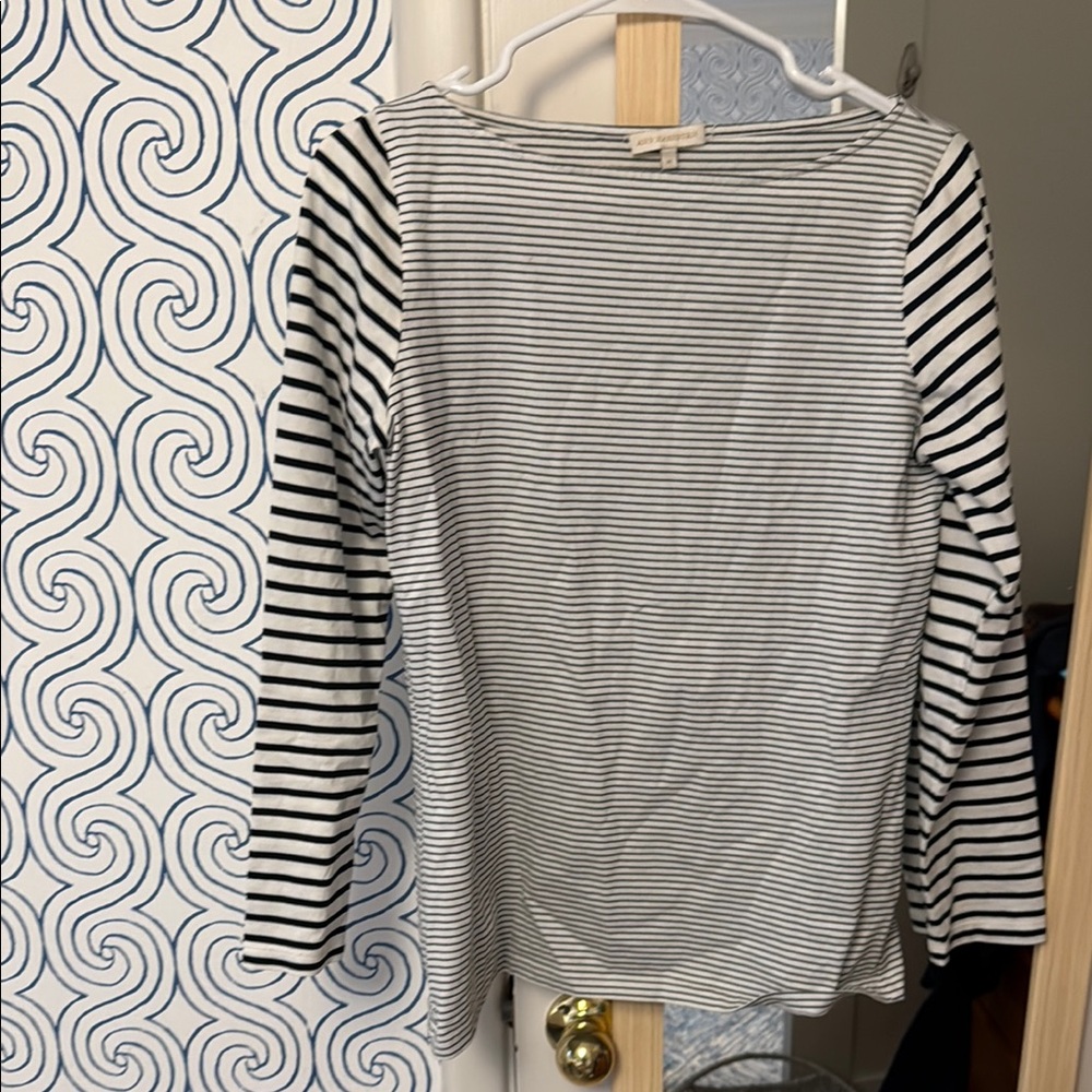 Ann Mashburn Striped Long Sleeve Top
